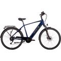 E-Bike SAXONETTE "Deluxe Sport Man" E-Bikes Gr. 48 cm, 28 Zoll (71,12 cm), blau (nightblue glänzend) E-Bikes