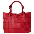 Shopper SAMANTHA LOOK Gr. B/H/T: 36 cm x 26 cm x 19 cm onesize, rot Damen Taschen Handtaschen