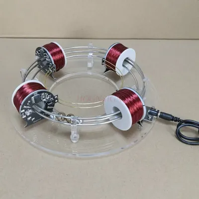 Anneau cyclotron électromagnétique équipement expérimental scientifique roman et exotique