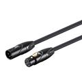 Monoprice XLR Male to XLR Female Cable [Microphone & Interconnect] - 6 Feet - Black | Gold Plated 16AWG - Stage Right Series