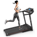 Abrihome Foldable Treadmill with Incline Folding Treadmill for Home Workout Electric Walking Treadmill Machine 5 LCD Screen 250 lb Capacity MP3