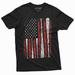 Men S Baseball Usa Flag T-Shirt Bat Flag Patriotic American Sports Shirt For Him (Large Black)