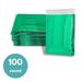 SSBM 13.75 x 11 Padded Envelopes Poly Bubble Mailers Packaging Shipping Bags Green Color - 100 Pieces