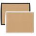 Quartet Bulletin Board 17 x 23 Natural Cork Assorted Colors (33271-C)