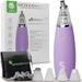 Microderm GLO GEM Diamond Microdermabrasion and Suction Tool Pore Vacuum for Skin Toning Purple