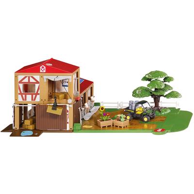 Spiel-Gebäude SIKU "SIKU World, Bauernhof (5608)" Fahrzeug-Spielwelten bunt Kinder Zubehör für Spielzeugautos