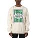 Men's Uscape Apparel Cream Florida Gulf Coast Eagles Premium Heavyweight Pullover Sweatshirt