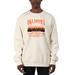 Men's Uscape Apparel Cream Oklahoma State Cowboys Premium Heavyweight Pullover Sweatshirt