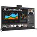 LG Libero 27MQ70QC-S 27" 1440p HDR Monitor with Detachable Webcam 27MQ70QC-S