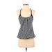 90 Degree by Reflex Active Tank Top: Gray Activewear - Women's Size Small