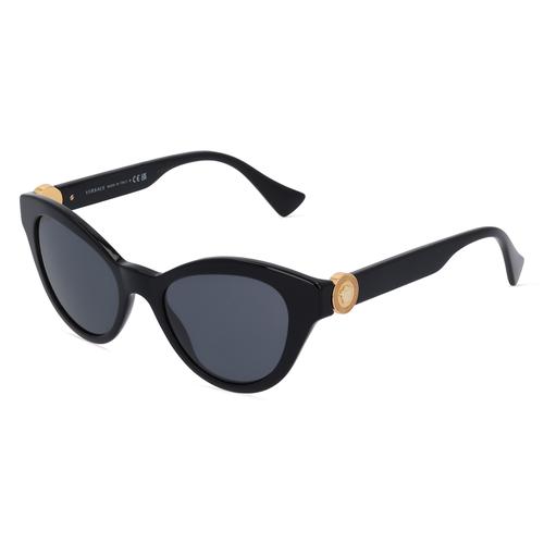 Versace VE4435 Damen-Sonnenbrille Vollrand Butterfly Acetat-Gestell, schwarz