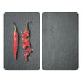 Wenko 2er-Set Herdabdeckplatte Universal »Cayenne« weiß, 30x4.5x52 cm