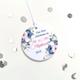 Personalised Our First Christmas Married Ceramic Bauble Tree Decoration Mr Mrs Stocking Filler Secret Santa newlywed Wedding Blush Navy