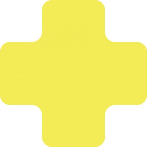 Stellplatzmarker WT-5110, X-Stück, PVC, Gelb, 175x175 mm, 25 Stück/VE Image