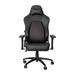 Inbox Zero Ergonomic Gaming Chair w/ 4D Armrests, Headrest, & Lumbar Support Faux in Blue/Black | 51.25 H x 25.5 W x 46.6 D in | Wayfair