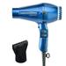 Turbo Power Twin Turbo 3200 MAX Ceramic & Ionic Hair Dryer Night Blue and M Hair Designs Hot Blow Attachment Black (Bundle - 2 Items)