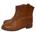 Madewell Shoes | Madewell Otis Women's Pull On Boots Size 7.5 Brown Leather Ankle Booties B1263. | Color: Brown | Size: 7.5