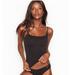 Victoria's Secret Tops | Black Seamless Scoop Neck Cami Top Shadow Stripe | Color: Black | Size: Xs