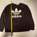 Adidas Tops | Adidas Trefoil Crew Sweatshirt | Color: Black/White | Size: L