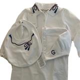 Gucci Matching Sets | Baby Gucci Matching Set Three Pieces Layette 12/18 Months | Color: White | Size: 12-18mb