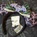 Disney Accessories | Disney Parks Haunted Mansion Ghost Host Minnie Ears | Color: Black/Purple | Size: Os