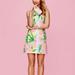 Lilly Pulitzer Dresses | Lilly Pulitzer X Target Tropical Fan Dance Pink Flamingo Sleeveless Dress, Sz 8 | Color: Green/Pink | Size: 8