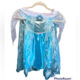 Disney Costumes | Disney’s Frozen Elsa Dress Up/Costume | Color: Blue | Size: 3/4 Girls