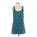 Silence and Noise Casual Dress Scoop Neck Sleeveless: Blue Dresses - Women's Size Medium