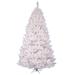 Vickerman 18426 - 7.5' x 52" Crystal White Spruce 550 Italian LED Pure White Lights Christmas Tree (A104176LED)