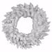 Vickerman 18455 - 30" Crystal White Wreath 50LED Multi (A104232LED) White Colored Christmas Wreath