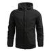 Men Casual Solid Hooded Zipper Long Sleeve Pocket Coat Loose Jacket Windbreak For Outdoor Jacket Coats for Men