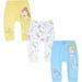 Disney Princess Belle Aurora Cinderella Newborn Baby Girls 3 Pack Pants Newborn to Infant