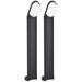 John Timberland Marketa 35 1/2 H Black LED Landscape Bollard Lights Set of 2