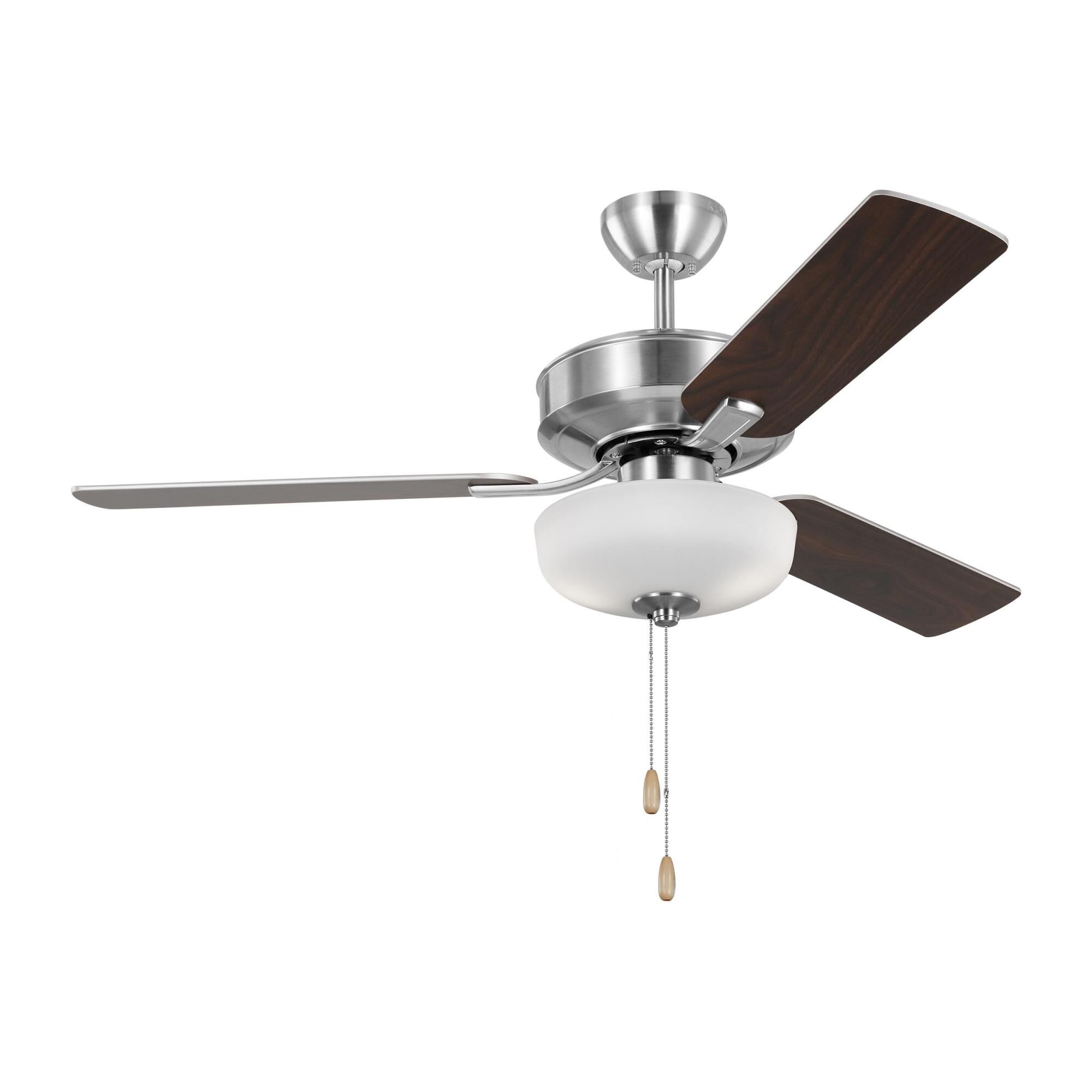 Generation Lighting Linden 48 Inch Ceiling Fan with Light Kit - 3LD48BSD