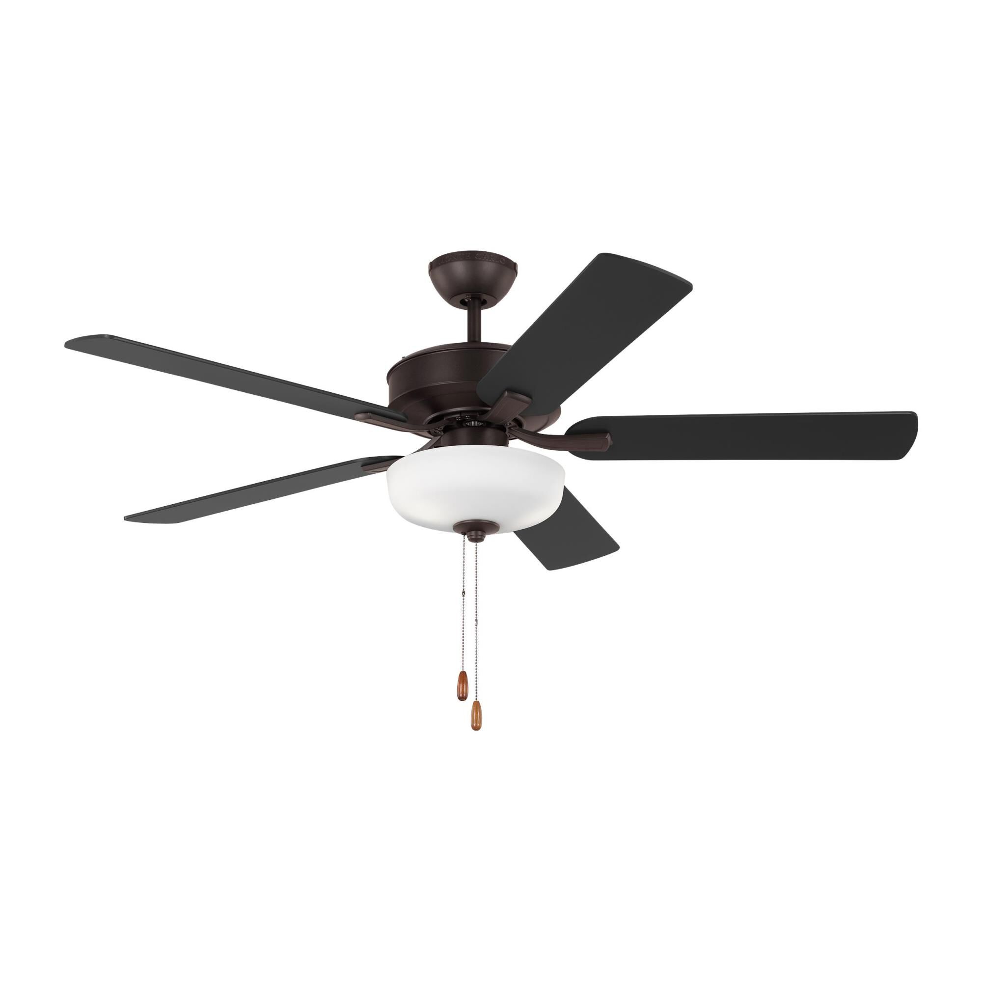 Generation Lighting Linden 52 Inch Ceiling Fan with Light Kit - 5LDDC52BZD