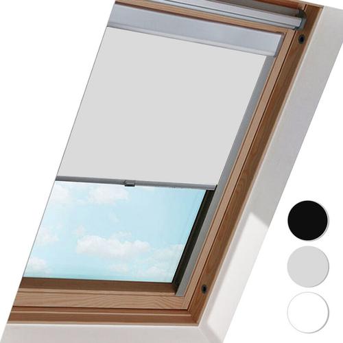 Randaco - Verdunkelungsrollo Dachfensterrollo Dachfenster Sonnenschutz 100% Verdunkelung