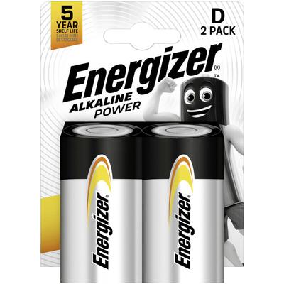 Energizer - Power LR20 Mono (D)-Batterie Alkali-Mangan 1.5 v 2 St.