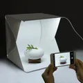 Mini boîte à lumière LED pliante pour studio de photographie kit de fond photo appareil photo