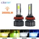 2PCS H4 LED Phare 20000LM LED H7 H1 H3 H11 H8 9005 9006 HB3 HB4 80W 3000K Jaune 6000K 8000K Ampoules