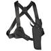 Uncle Mikes Vertical Shoulder Holster - Black Sizes 15