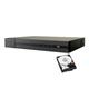 Nvr 16 canali ip poe Hikvision 8 mpx 4K onvif h 265 P2P cloud hd 1 tb