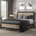 17 Stories Katy Platform Bed Metal in Brown | 43.3 H x 62.6 W x 82.7 D in | Wayfair 87ADBE1288CF40BE991236B760B27D75