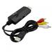 Video Converter Cable Video Adapter Cable HD To AV Converter Cable For Cable Converter TV VHS VCR