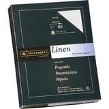 Southworth Linen Business Paper Letter - 8 1/2 x 11 - 32 lb Basis Weight - Linen Textured - 250/Box - White