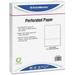 PrintWorks Professional Pre-Perforated Paper for Invoices Statements Gift Certificates & More Letter - 8 1/2 x 11 - 24 lb Basis Weight - 500 / Ream - White