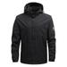 Men Solid Autumn And Winter Casual Simple Coat Sports Zipper Pocket Baseball Clothes Flying Jacket Insulated Mens Jacket