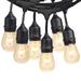 Banord 48 Foot Shatterproof Edison Bulb String Lights for Outdoor Use (2 Pack) - 48 Foot