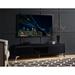 Contemporary Simple Style Design TV Stand with Metal Legs and LED Touch Light Suitable for Living Room or Bedroom Furniture