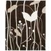 SAFAVIEH Soho Jordan Floral Wool Area Rug Dark Brown/Multi 5 x 8