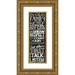 Hogan Melody 11x24 Gold Ornate Wood Framed with Double Matting Museum Art Print Titled - In Our Family Panel 2